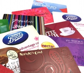 Loyalty scheme cards